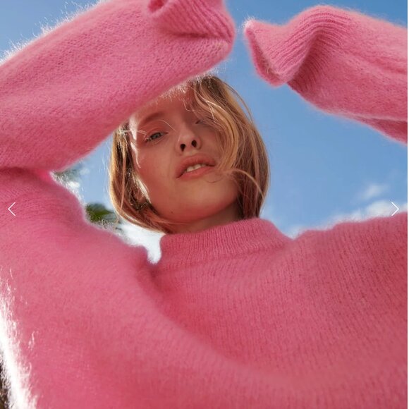 NWT: Surprise Paris, Jane Mohair Sweater in pink - Picture 2 of 4